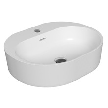 Lilli 550mm Matte White Solid Surface Basin